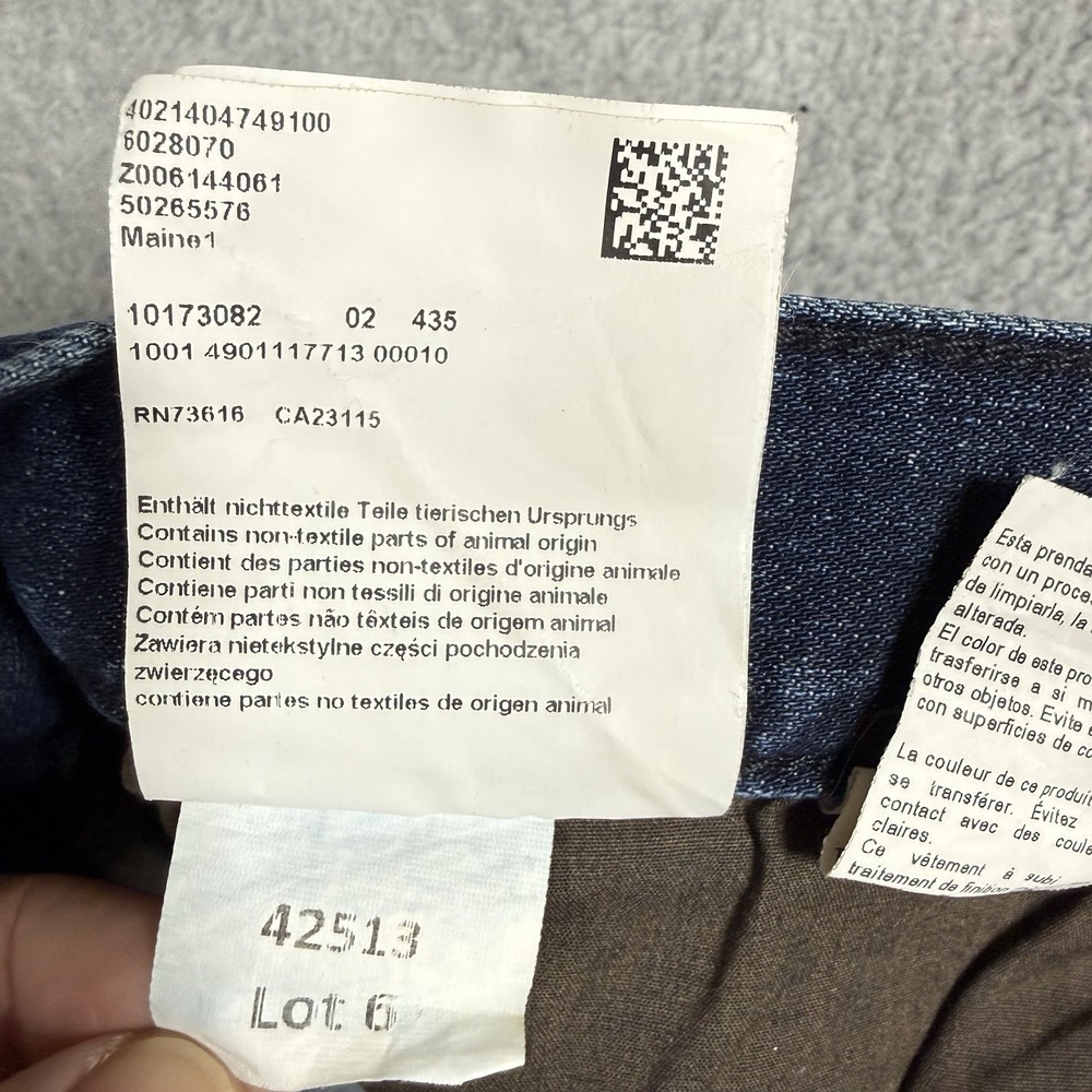 HUGO BOSS Black label Maine1 Jeans Mens 32x30 Whiskers Faded Relaxed Stretch - Picture 9 of 15